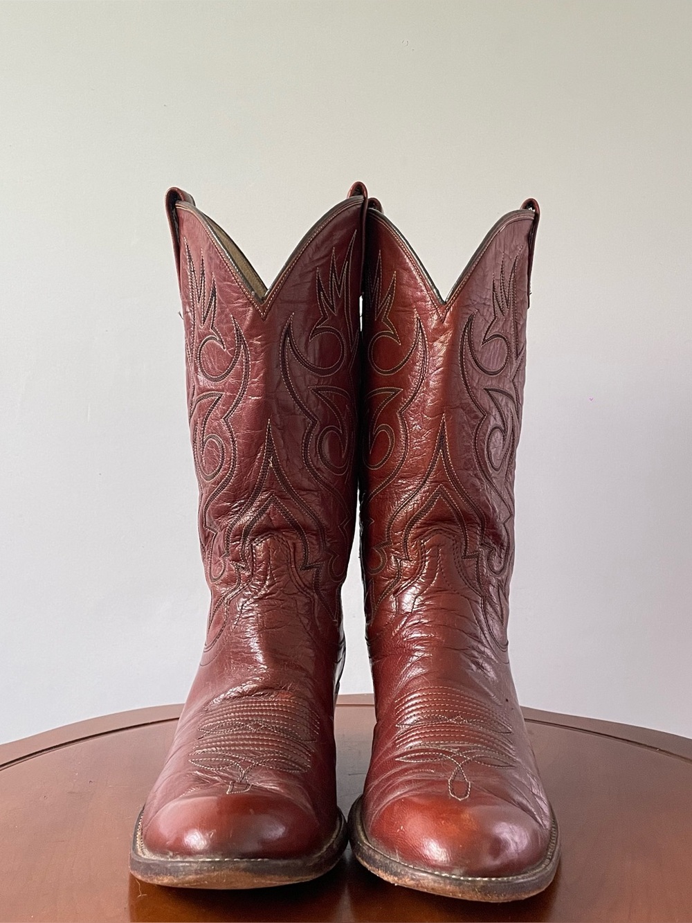 Vintage Dan Post Men’s Embroidered Western Cowboy Boots | US 10 - Picture 2 of 9